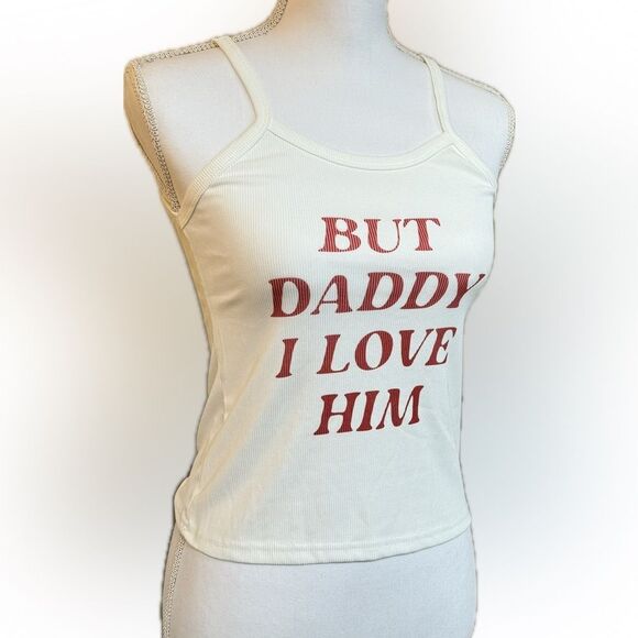 But Daddy I Love Him TTPD Tortured Poets Department Taylor Swift Tank Top Small - Picture 2 of 8